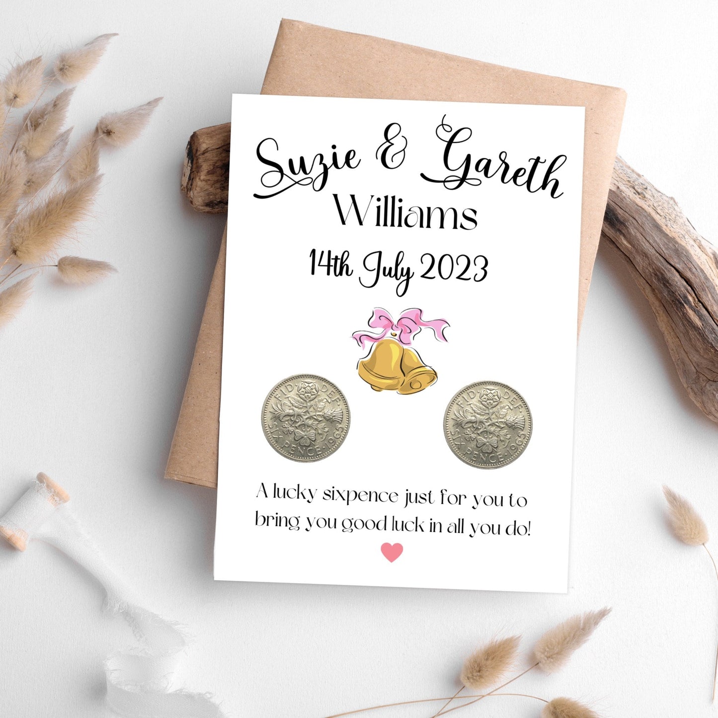 Personalised Wedding Keepsake Gift For Couple