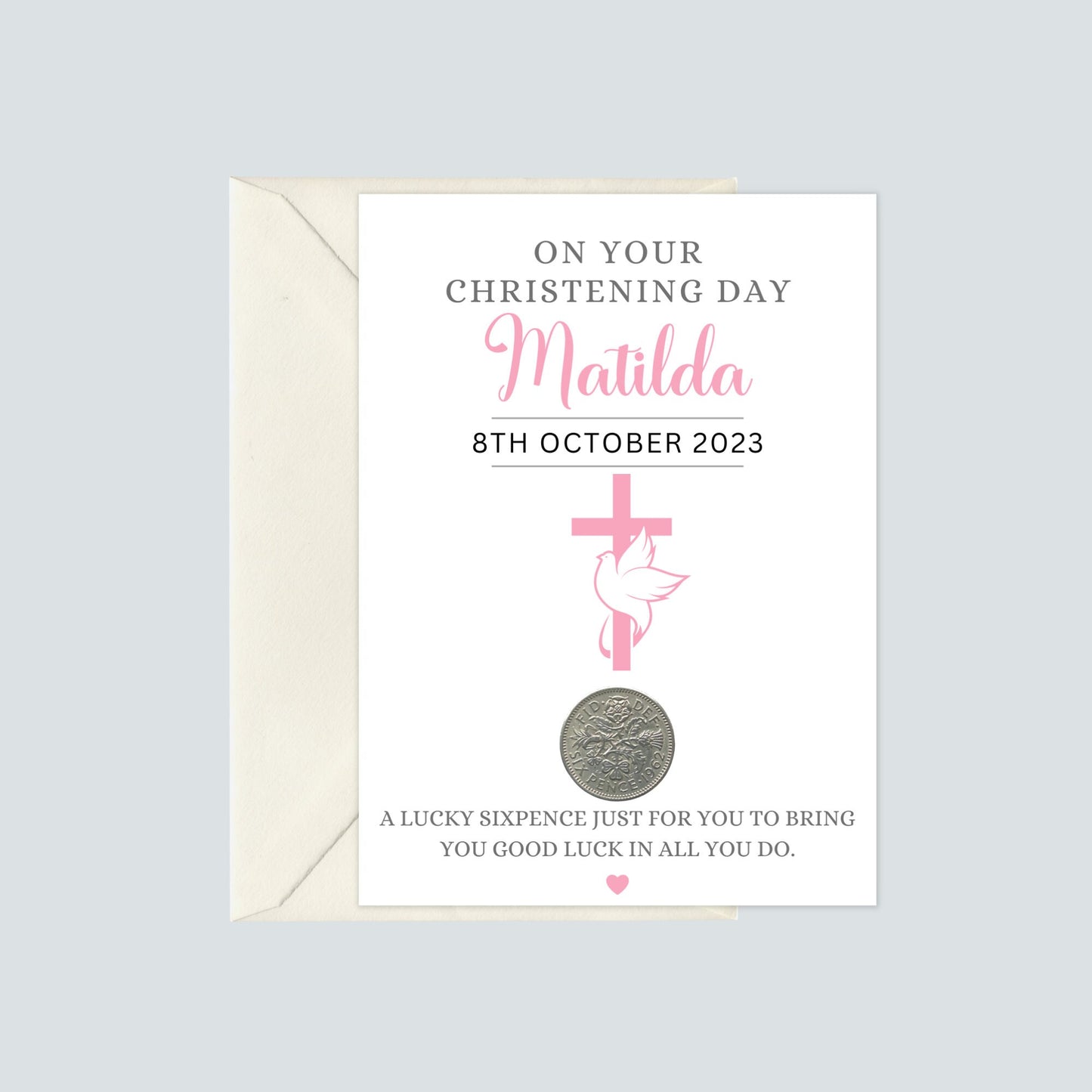 Christening Keepsake For Girls