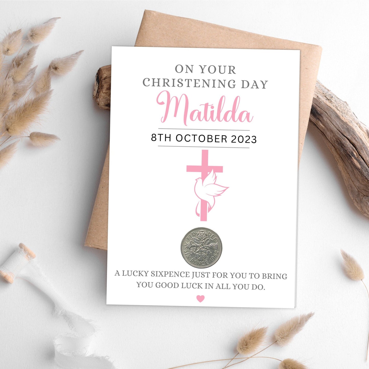 Christening Keepsake For Girls