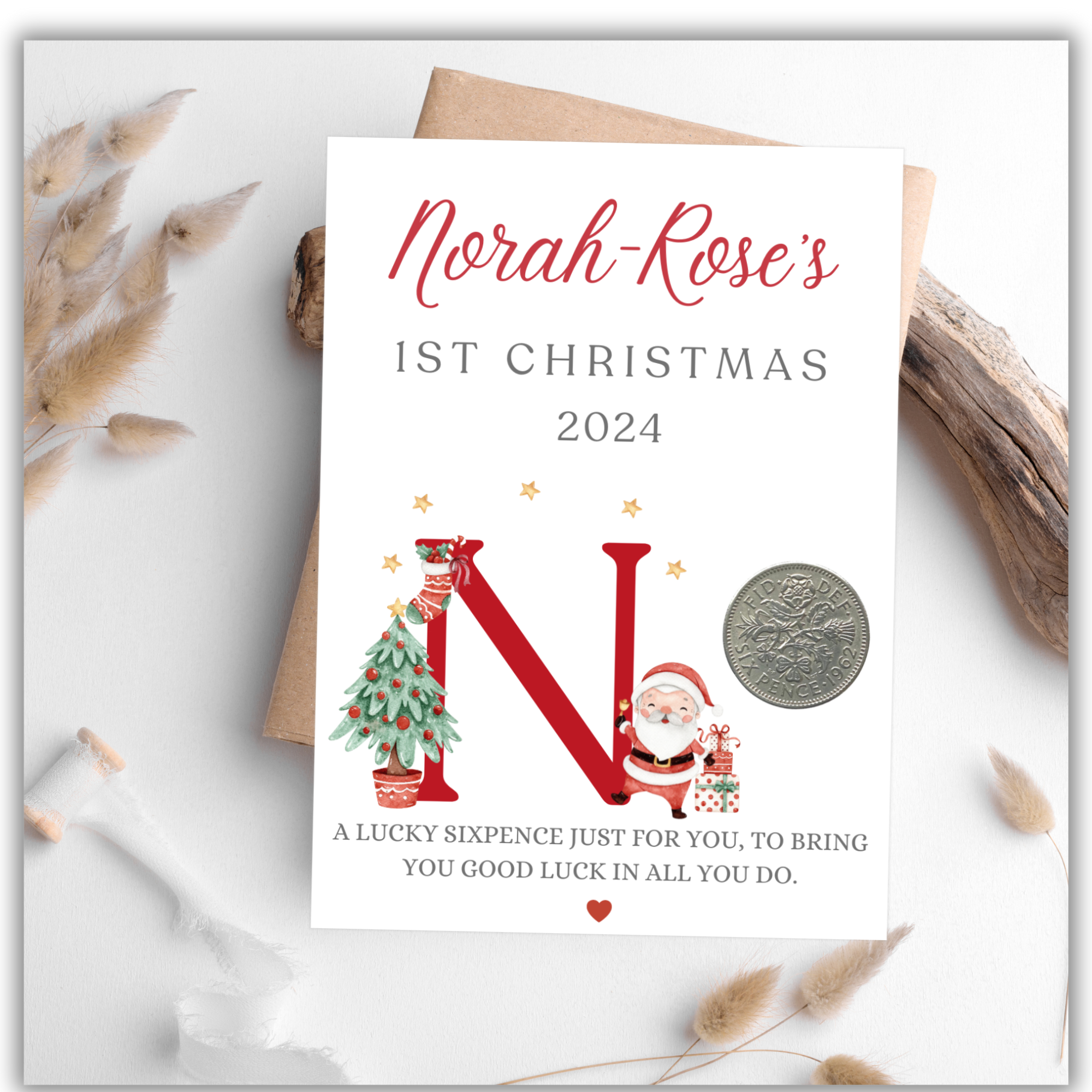 Baby's First Christmas Sixpence Gift