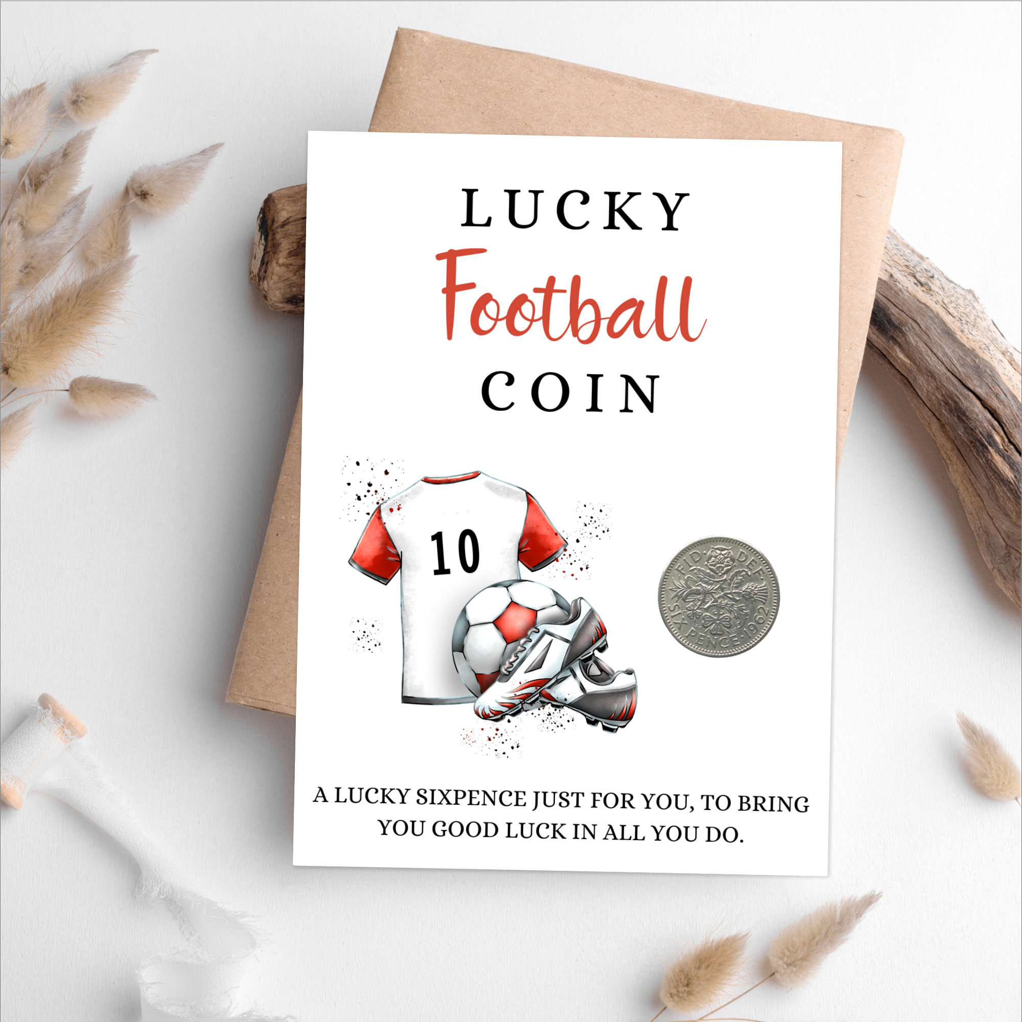 Red Football Gift For Men Woman