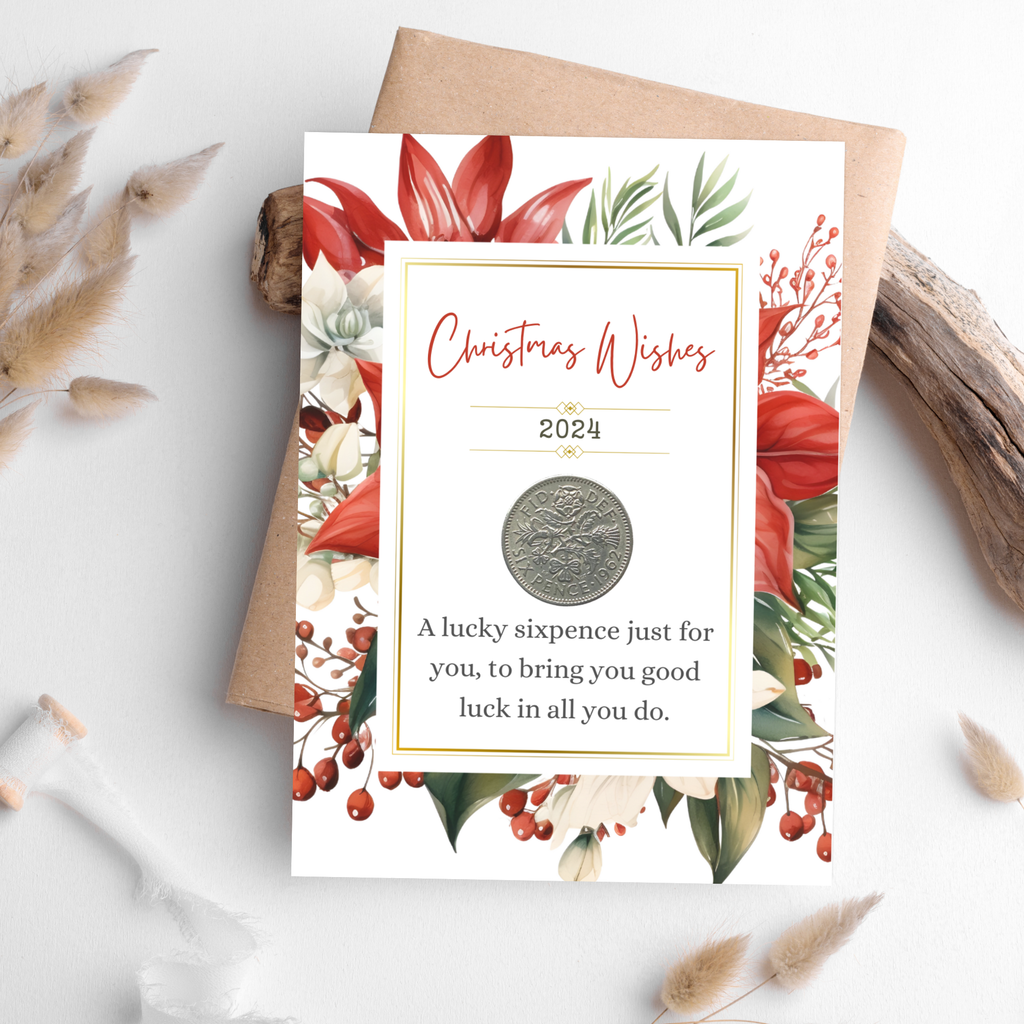 Christmas Wishes Sixpence Gift