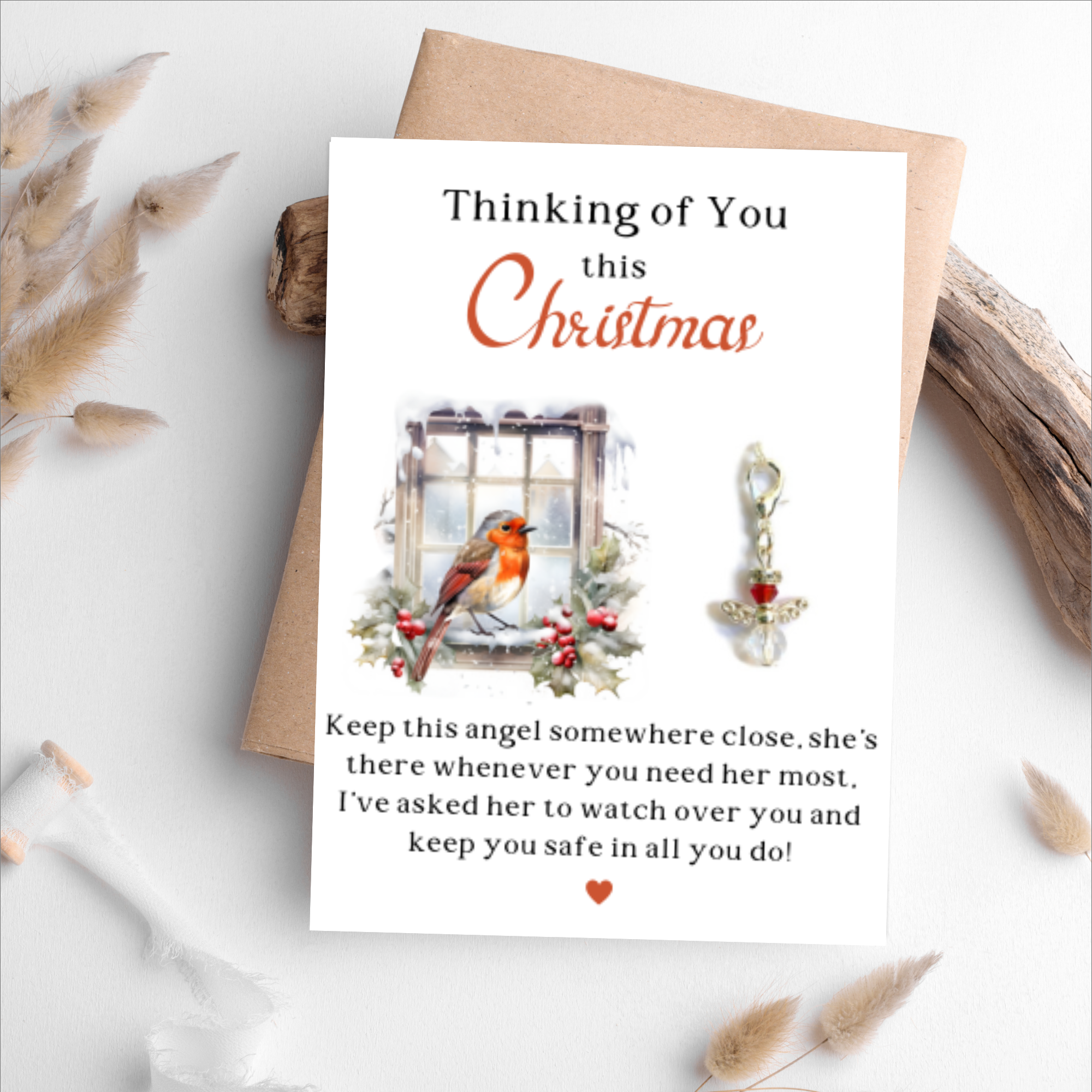 Christmas Robin Angel Gift