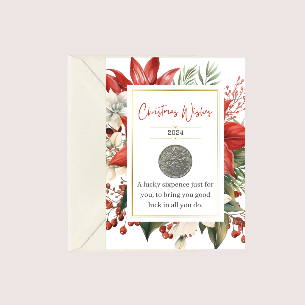 Christmas Wishes Sixpence Gift