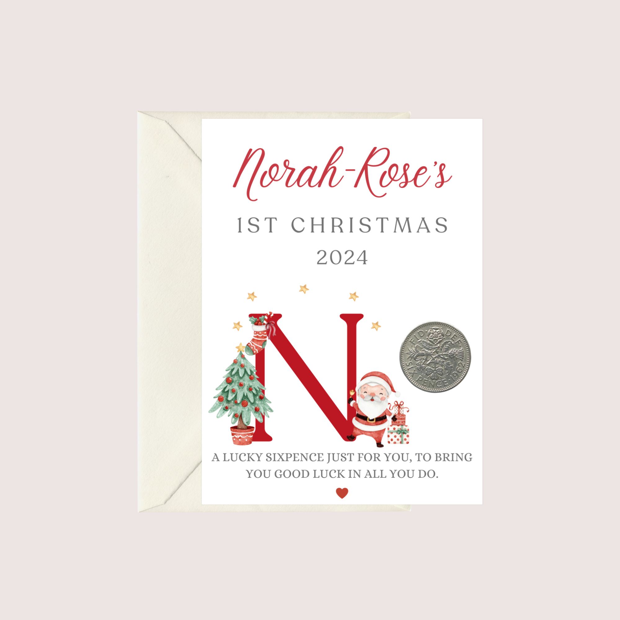 Baby's First Christmas Sixpence Gift