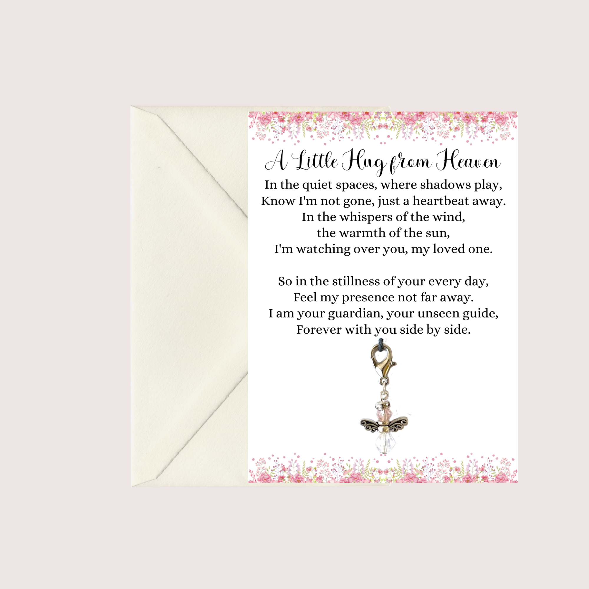 A Little Hug From Heaven Angel Charm