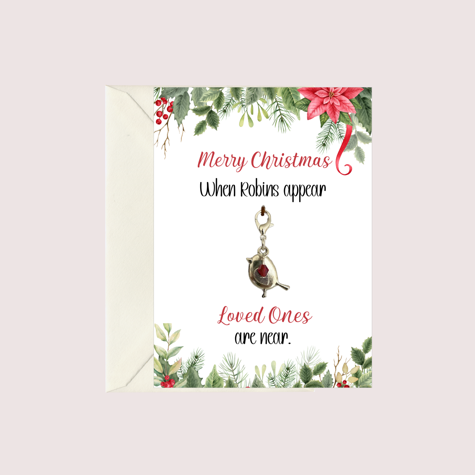 Christmas Robin Charm Gift