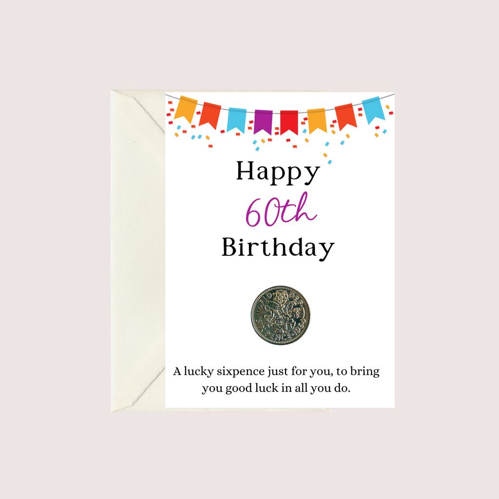 60th Birthday 1964 Sixpence Gift - Tansy Bel