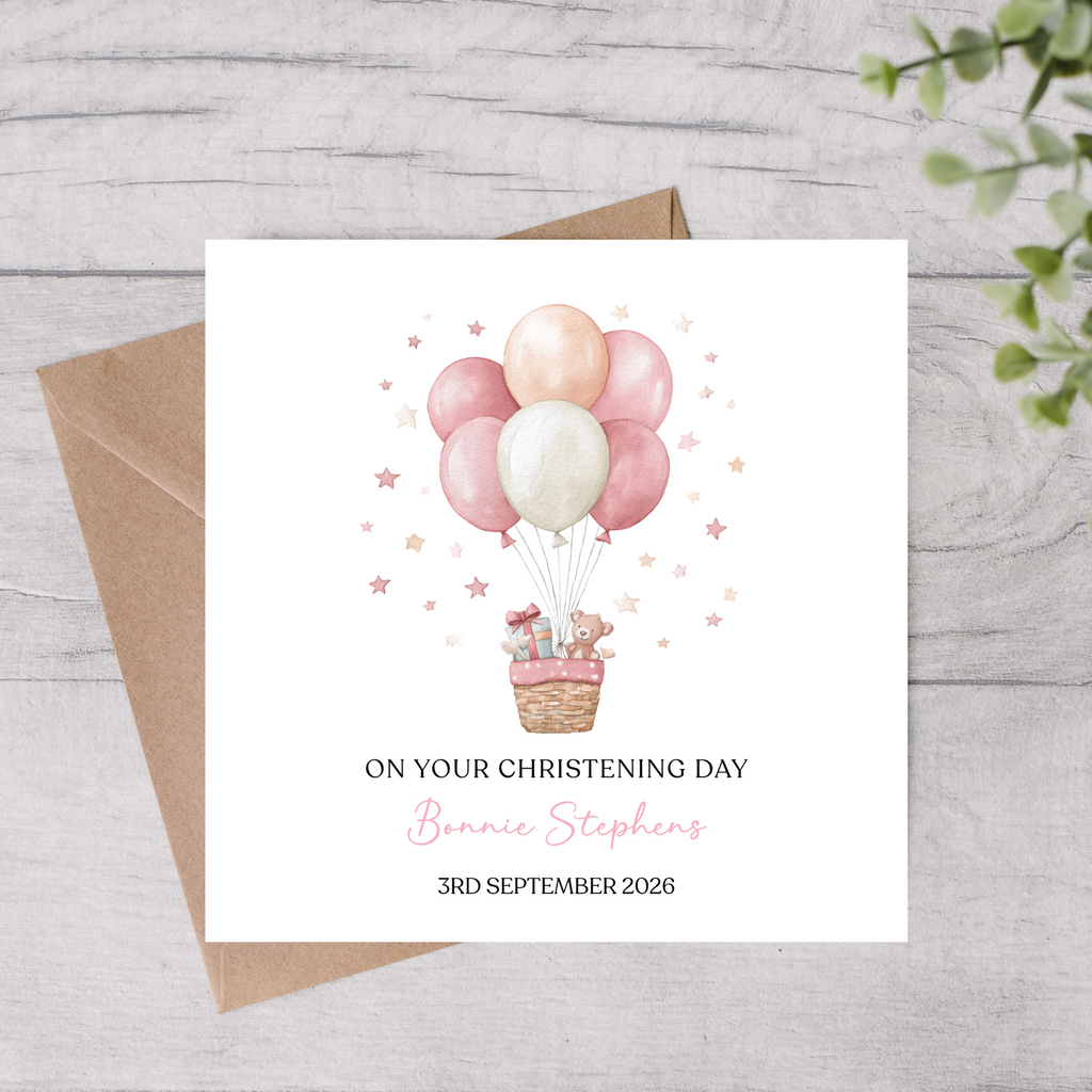 Christening Card for Daughter