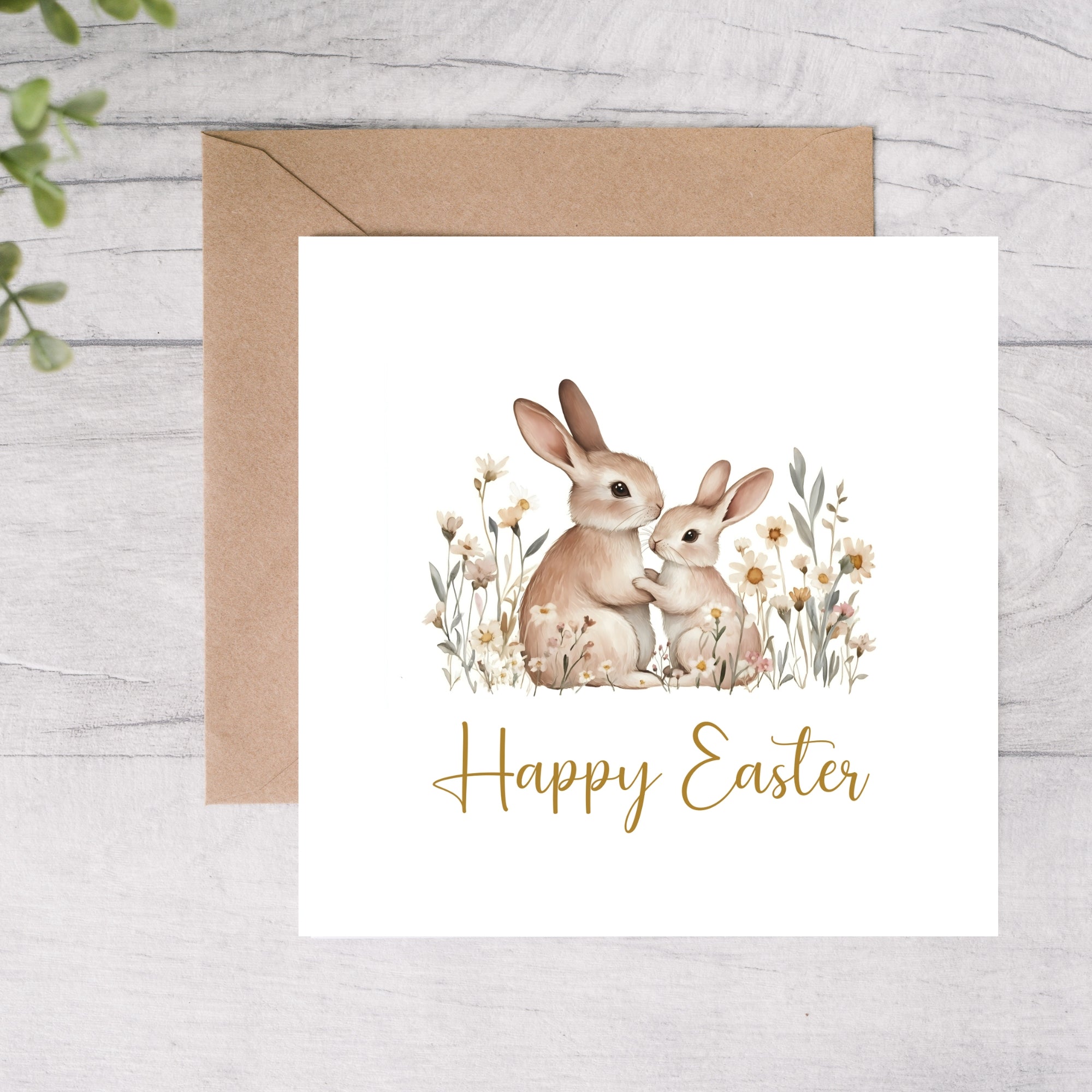 Easter bunny card