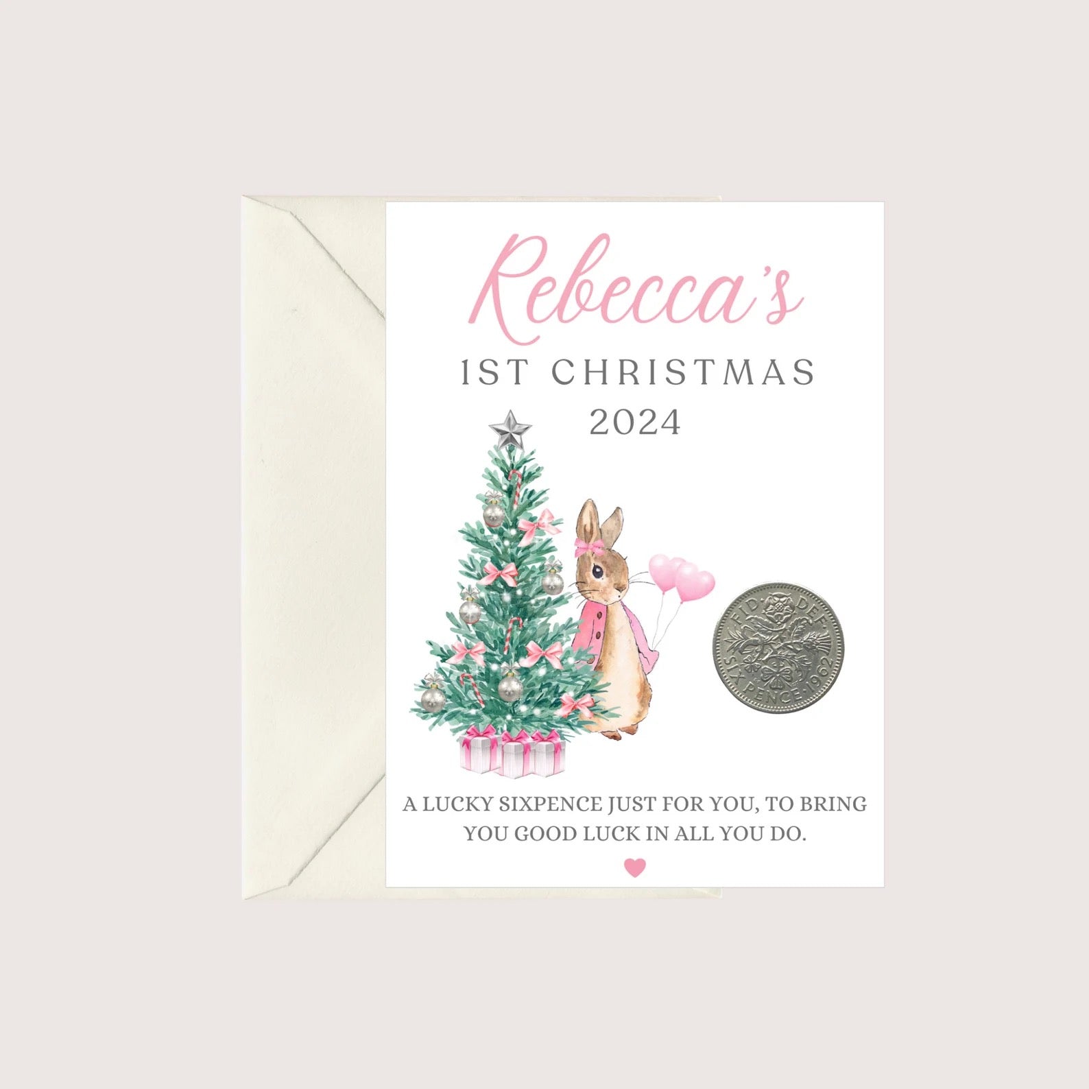 Baby's First Christmas Sixpence Keepsake