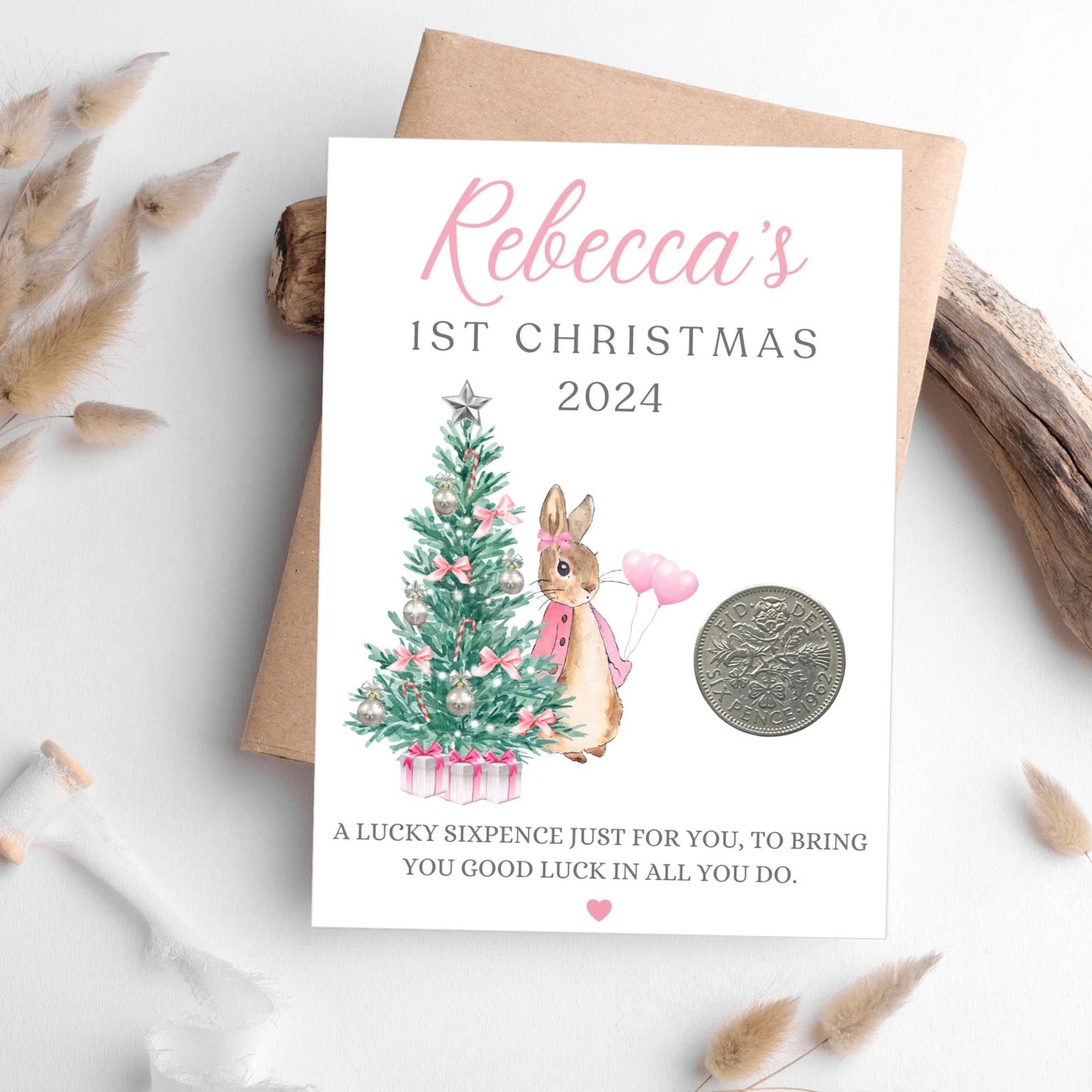 Baby's First Christmas Sixpence Keepsake