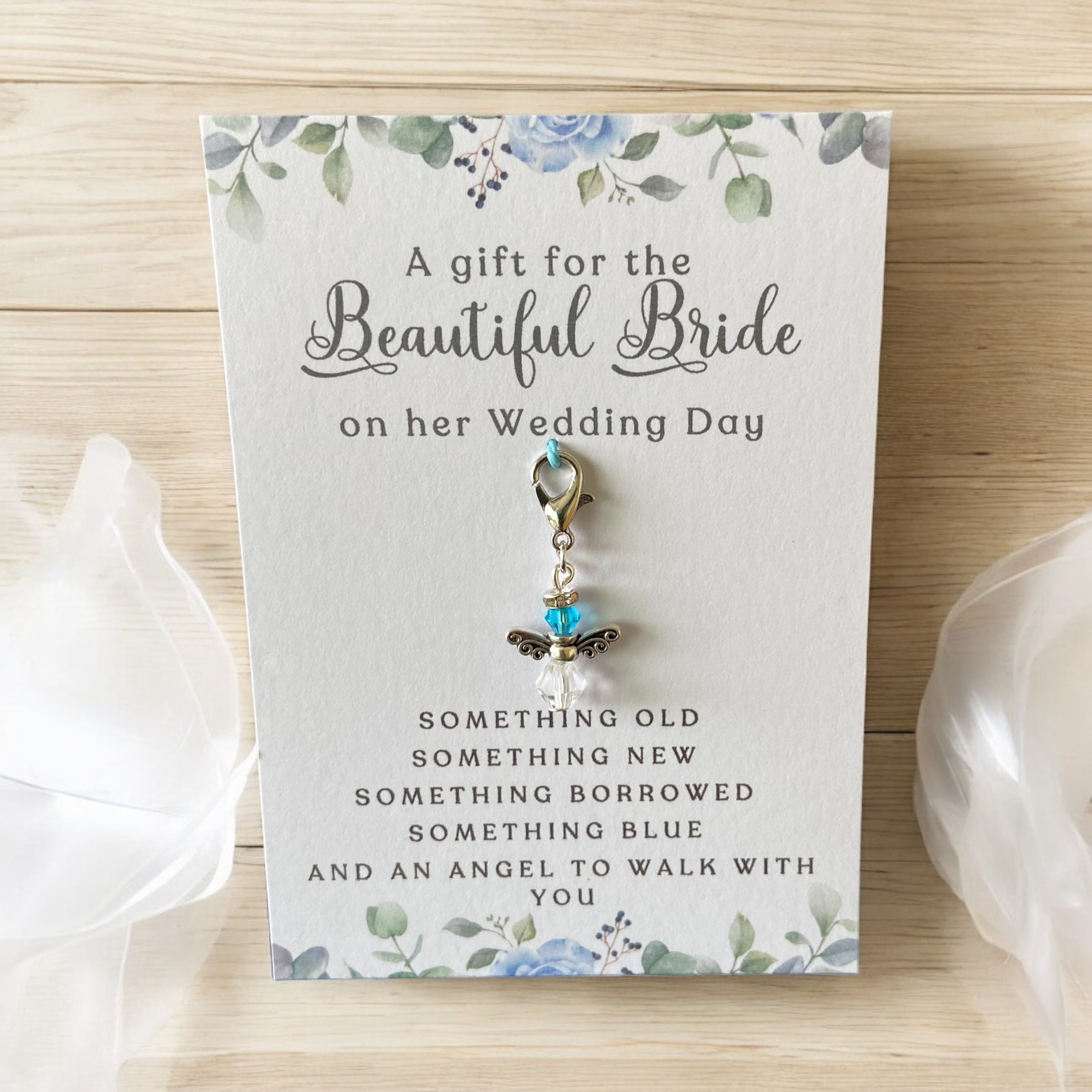 Angel Wedding Bouquet Charm - Tansy Bel