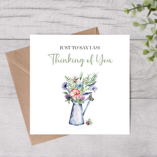 Floral gift card