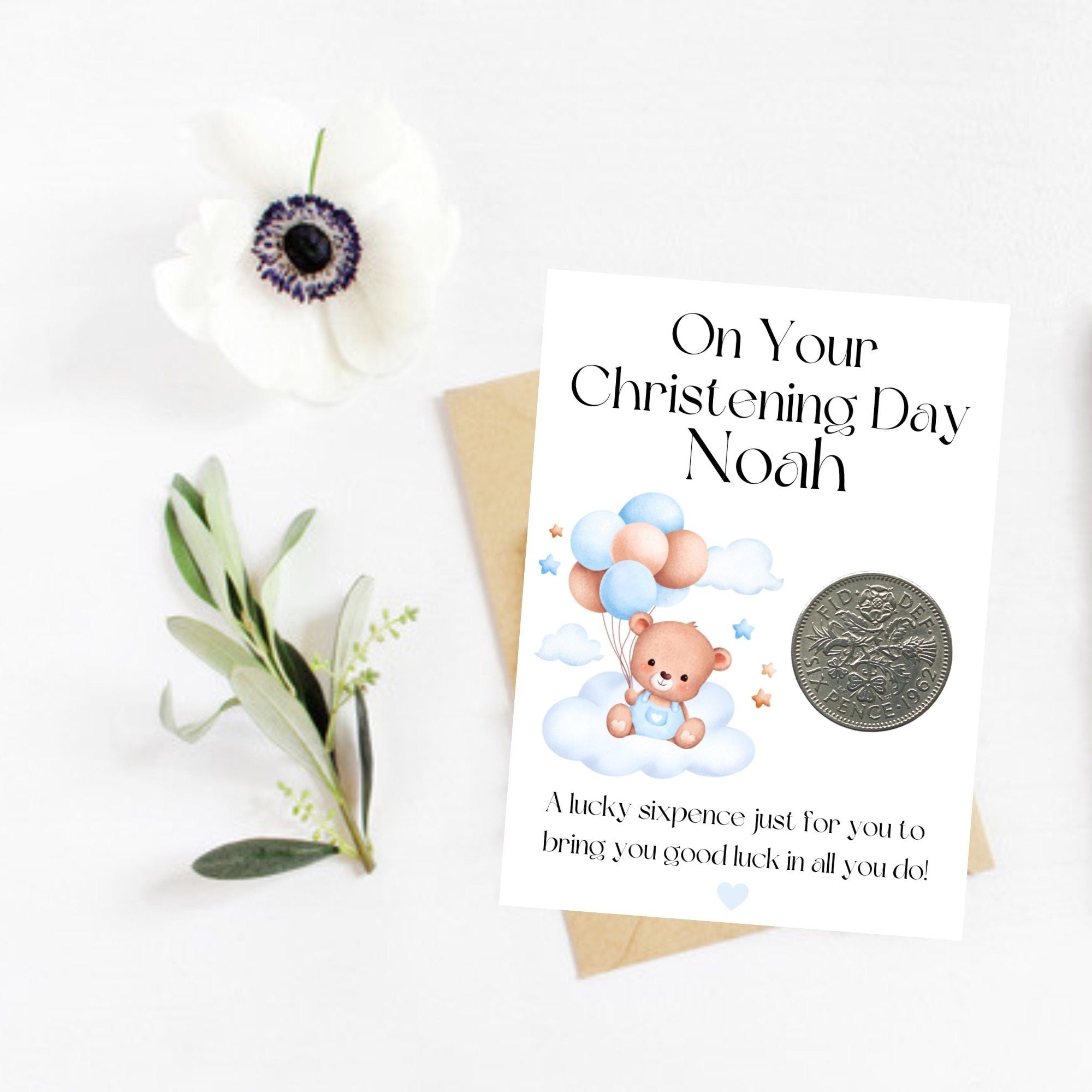 Personalised Christening Gift For Boys - Tansy Bel