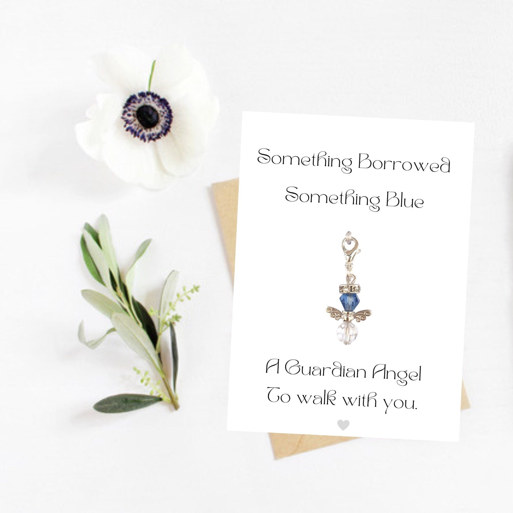 Something Blue Angel Charm Gift For Bride - Tansy Bel