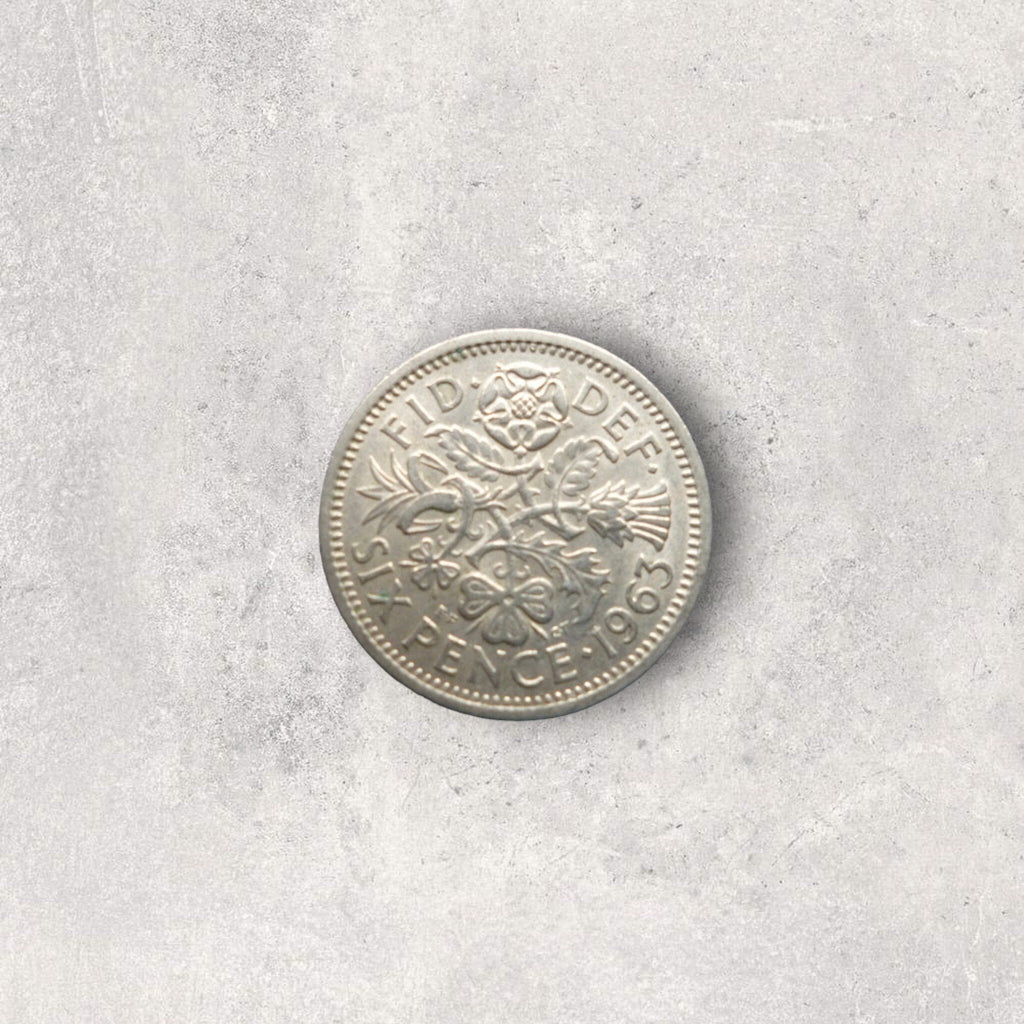 Groom Lucky Sixpence Coin - Tansy Bel