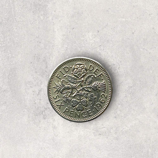 Bride Lucky Sixpence Coin