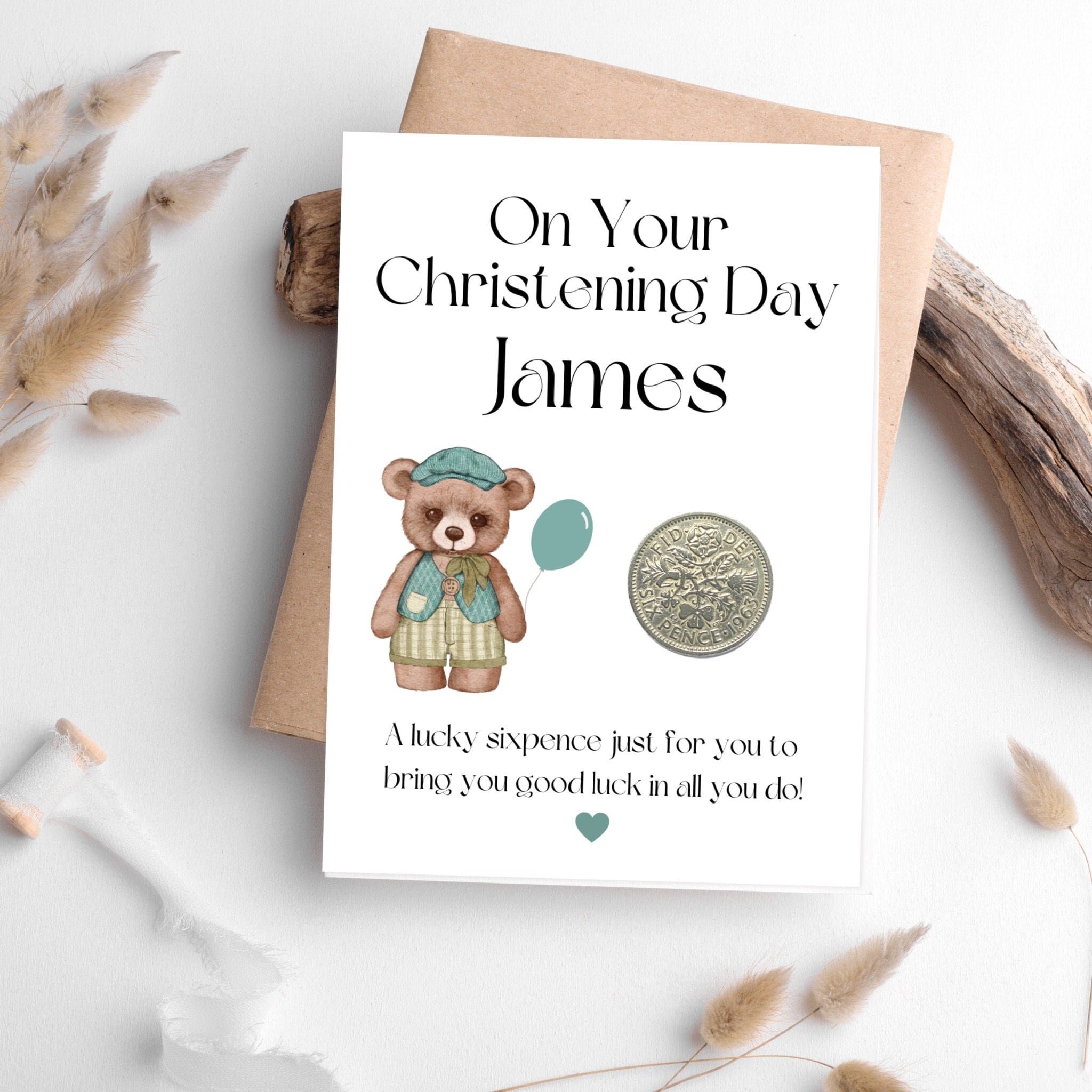 Personalised Christening Gift For Boys Girls - Tansy Bel