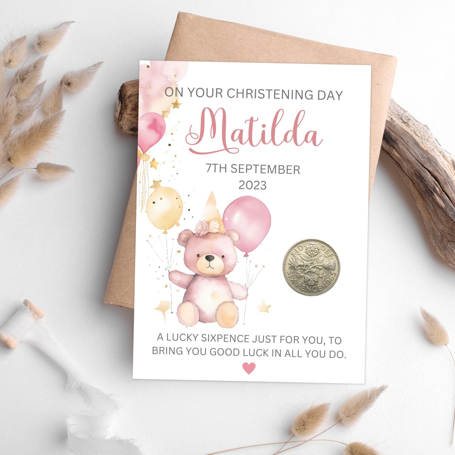 Christening Day Keepsake For Girls