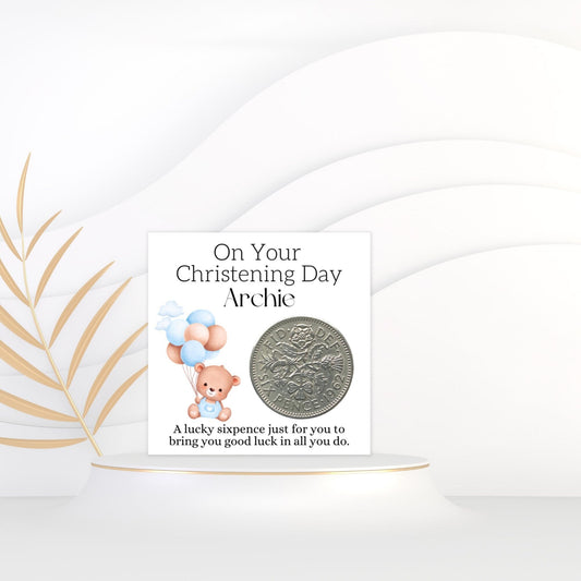 Christening Keepsake Gift For Boys