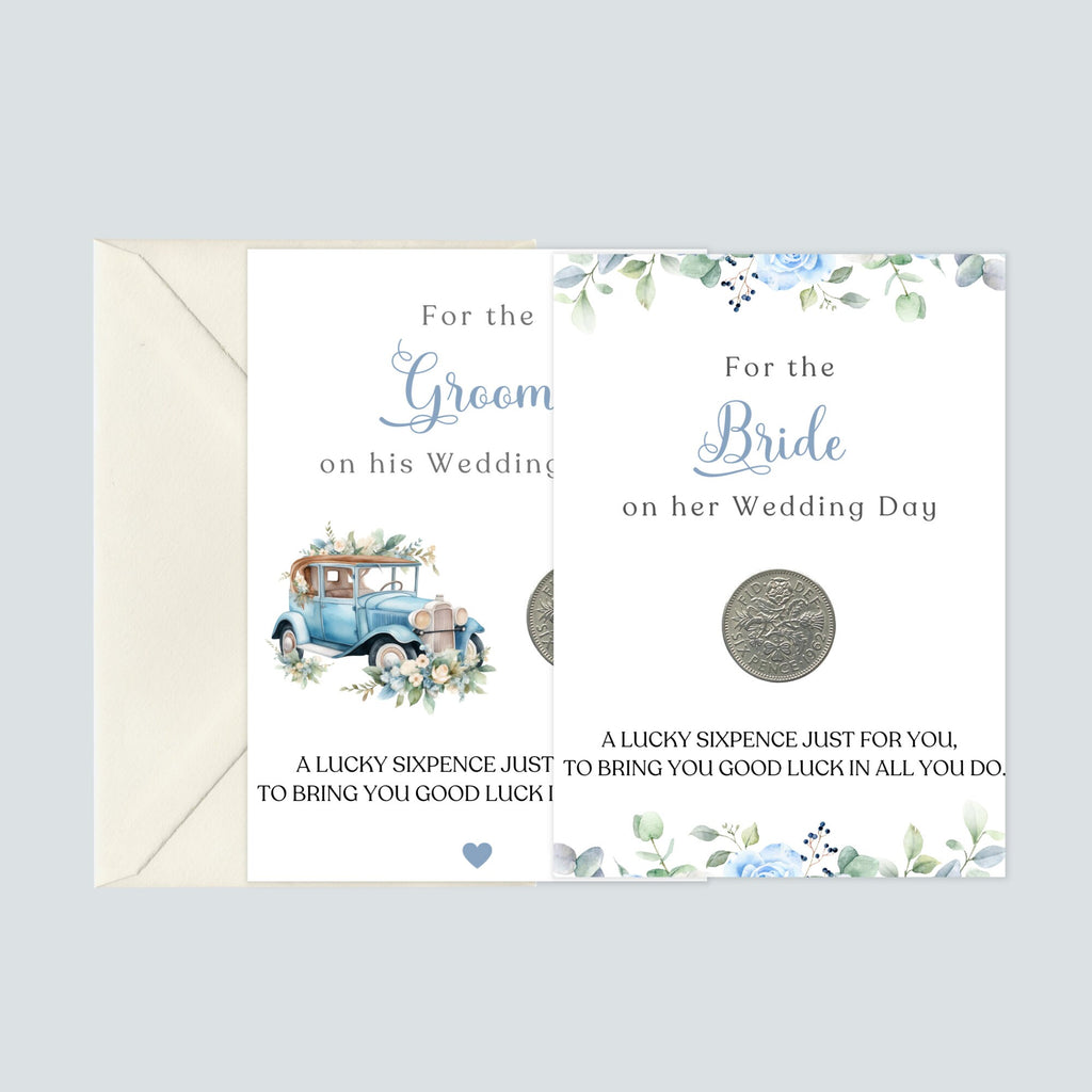 Lucky Sixpence Gifts For Bride And Groom - Tansy Bel