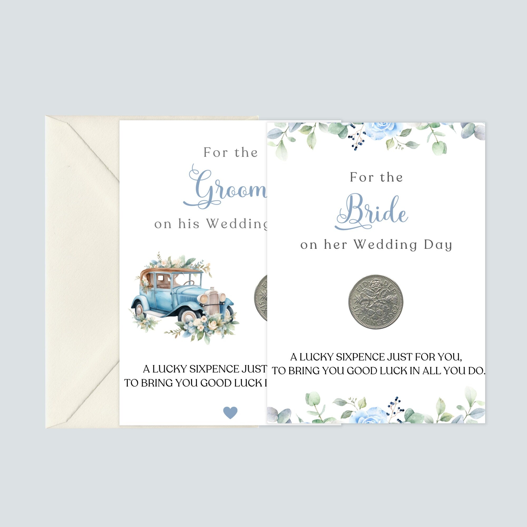 Lucky Sixpence Gifts For Bride And Groom - Tansy Bel