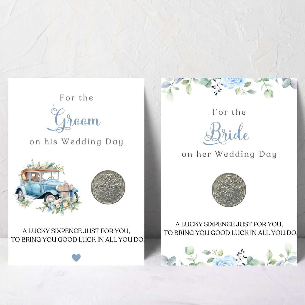 Lucky Sixpence Gifts For Bride And Groom - Tansy Bel