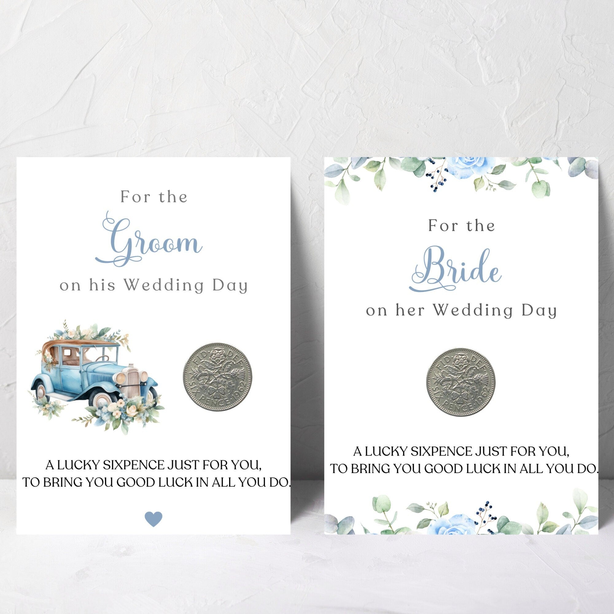 Lucky Sixpence Gifts For Bride And Groom - Tansy Bel