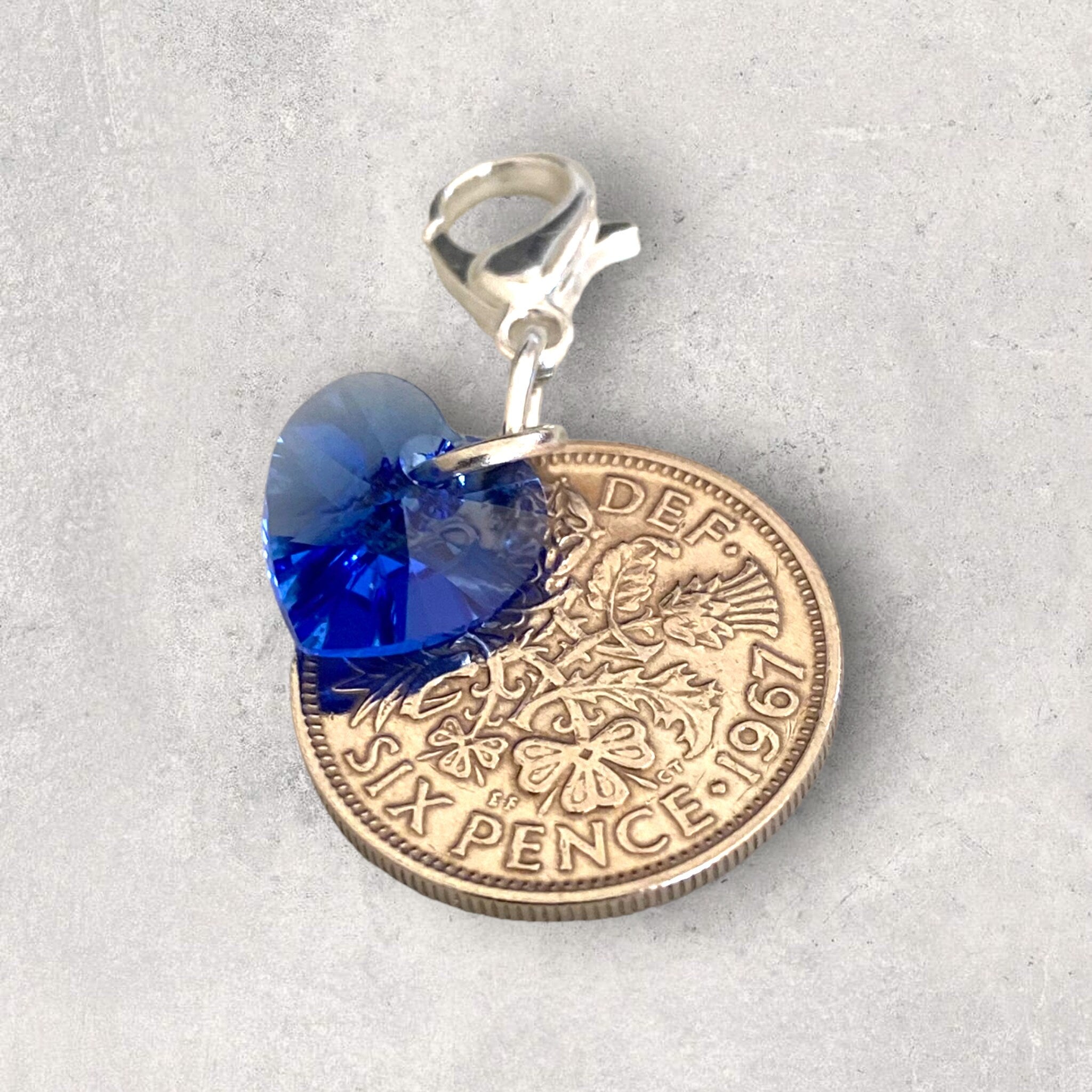 Wedding Bouquet Sixpence Charm For Bride - Tansy Bel