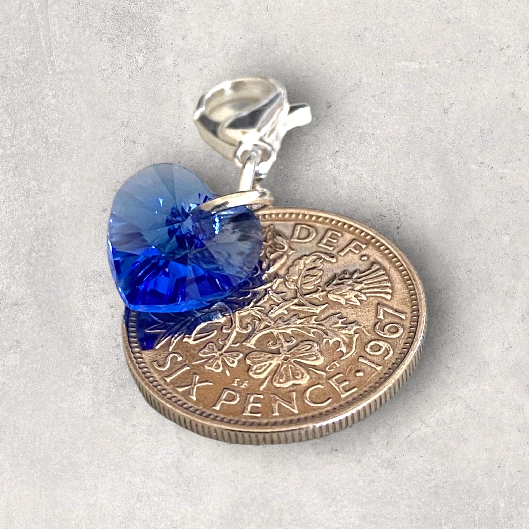 Wedding Bouquet Sixpence Charm For Bride - Tansy Bel