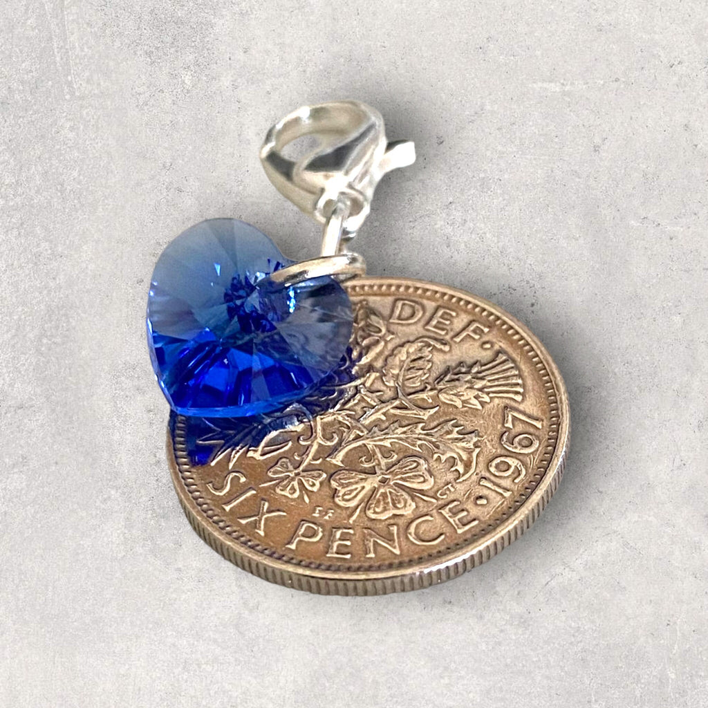 Wedding Bouquet Sixpence Charm For Bride - Tansy Bel
