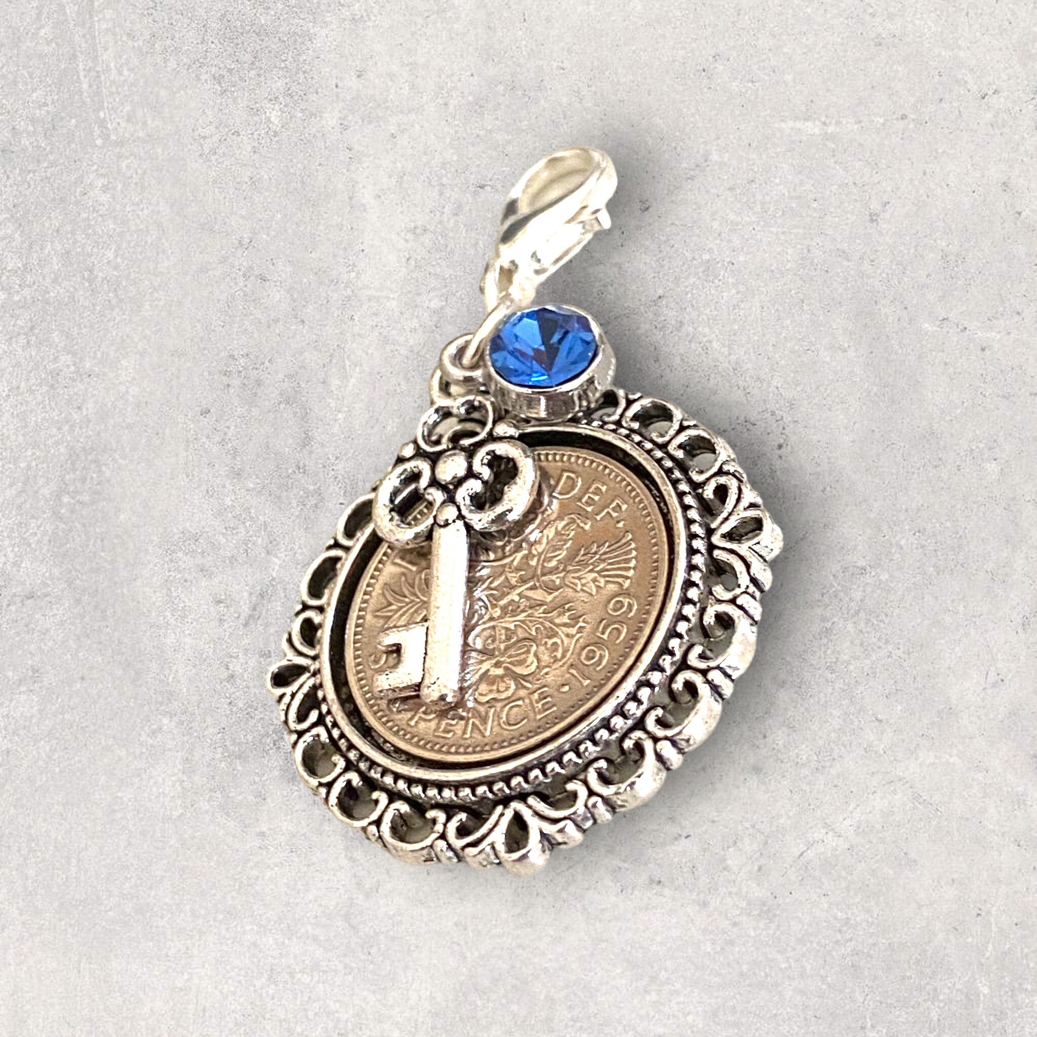 Lucky Sixpence Wedding Charm For Bride's Bouquet - Tansy Bel