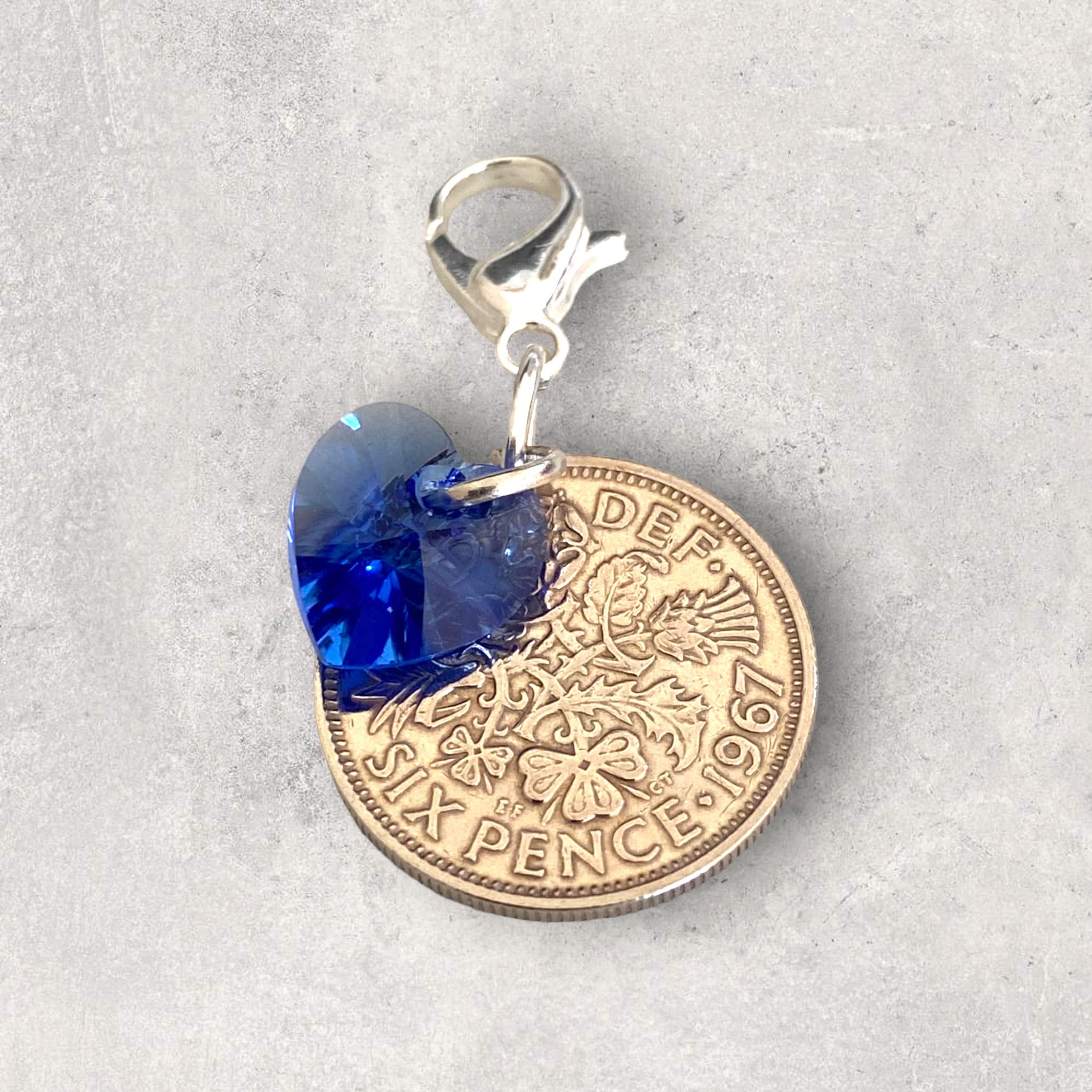 Wedding Bouquet Sixpence Charm For Bride - Tansy Bel