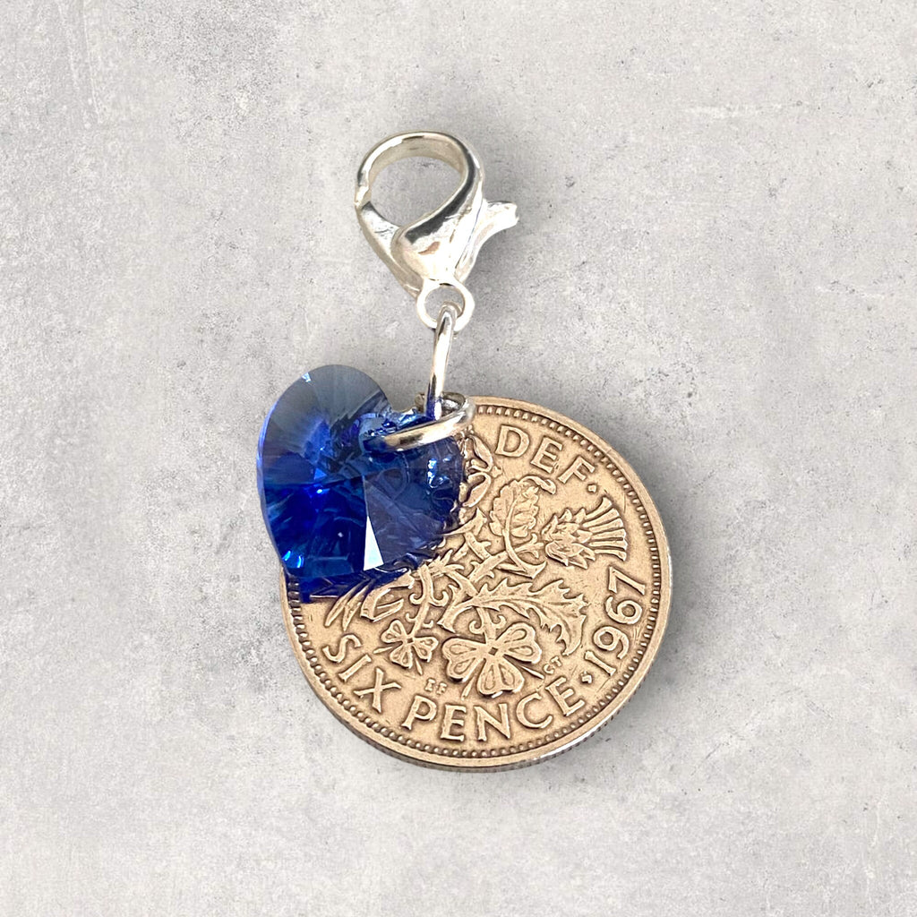 Wedding Bouquet Sixpence Charm For Bride - Tansy Bel