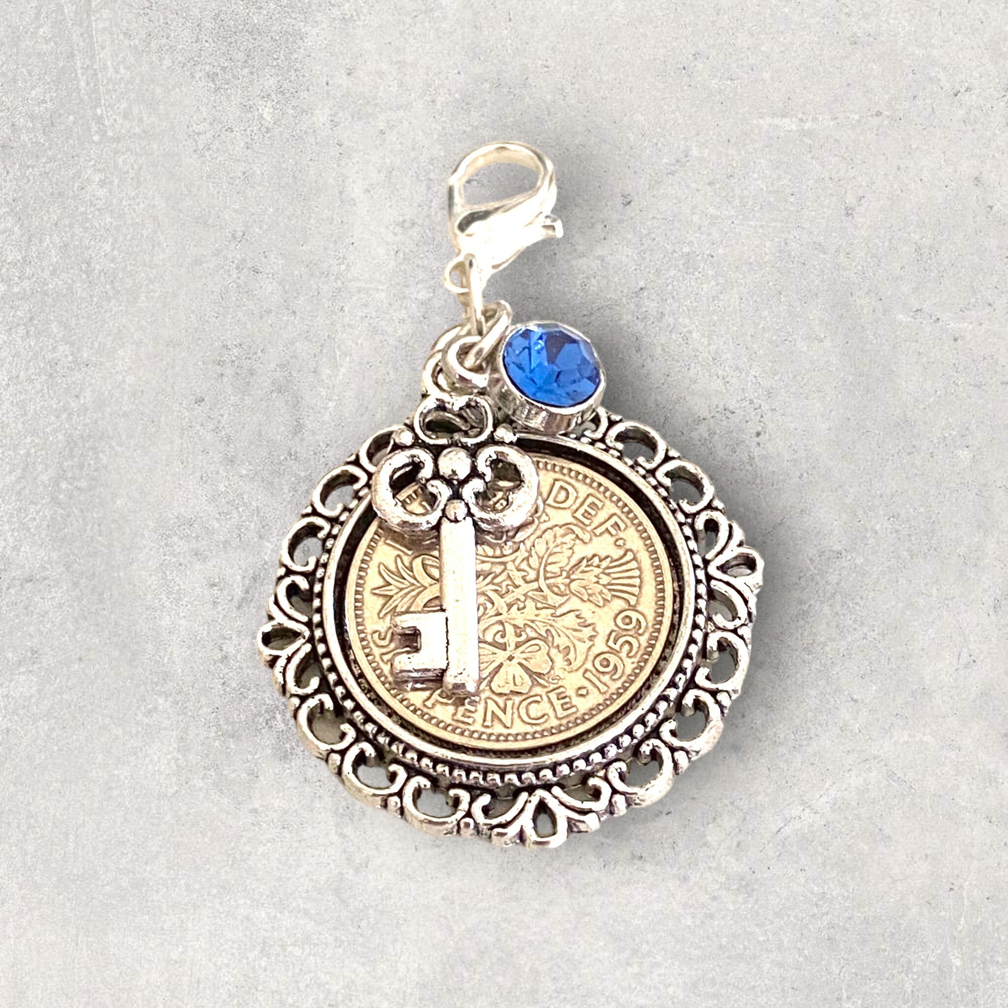 Lucky Sixpence Wedding Charm For Bride's Bouquet - Tansy Bel