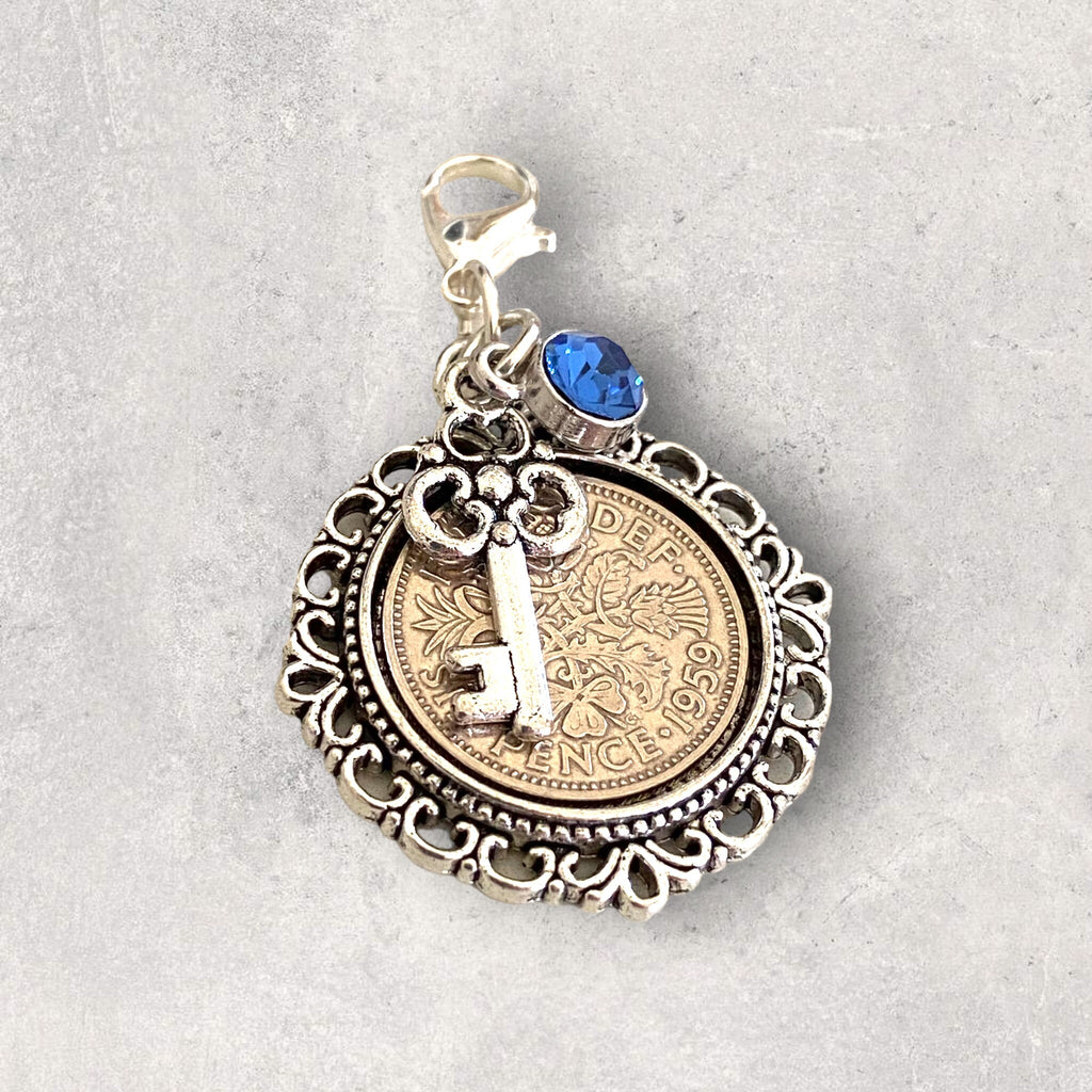 Lucky Sixpence Wedding Charm For Bride's Bouquet - Tansy Bel