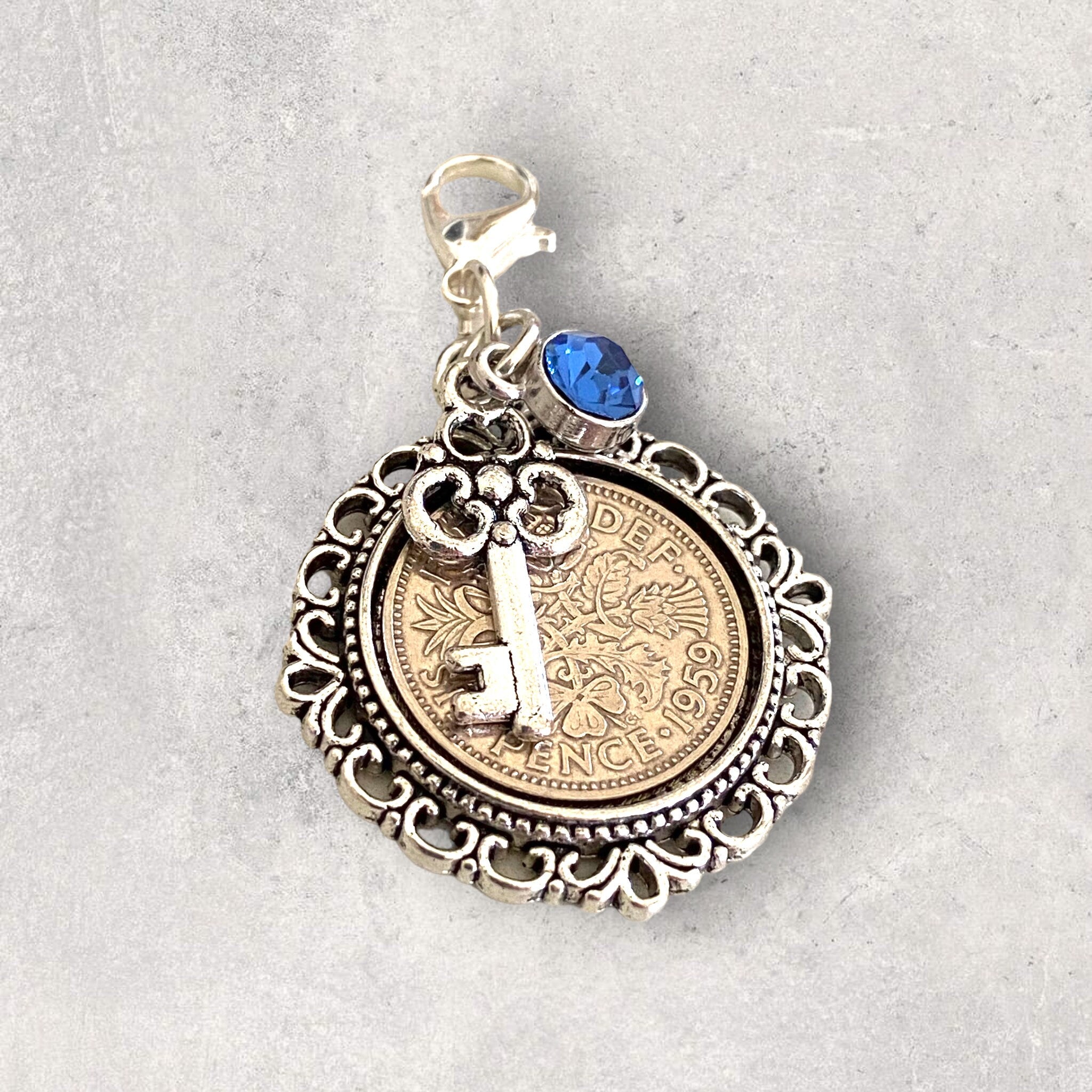 Lucky Sixpence Wedding Charm For Bride's Bouquet - Tansy Bel