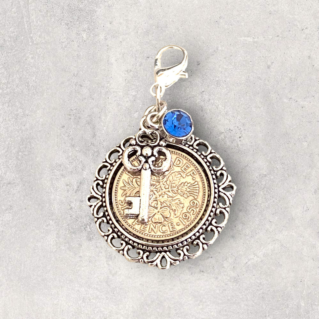 Lucky Sixpence Wedding Charm For Bride's Bouquet - Tansy Bel